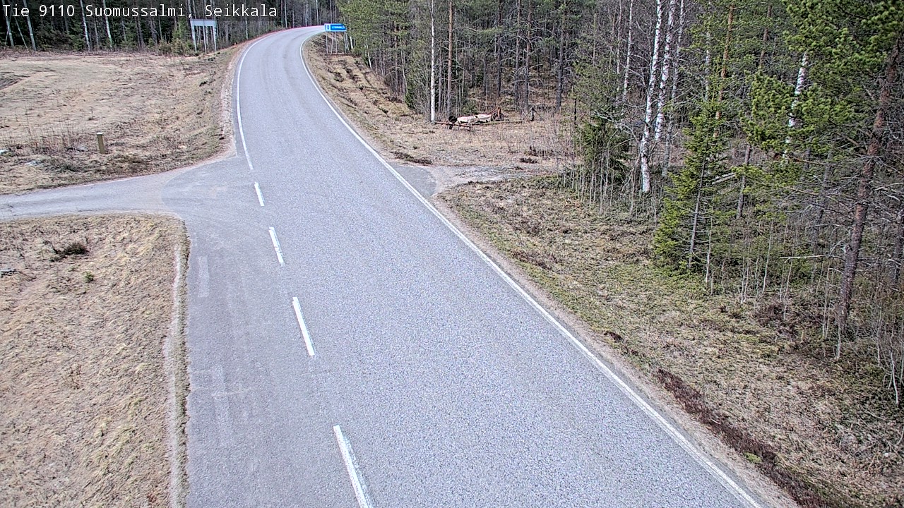 Kelikamerat Kuva Tie 9110 Suomussalmi, Seikkala, Suomussalmi, Kainuu