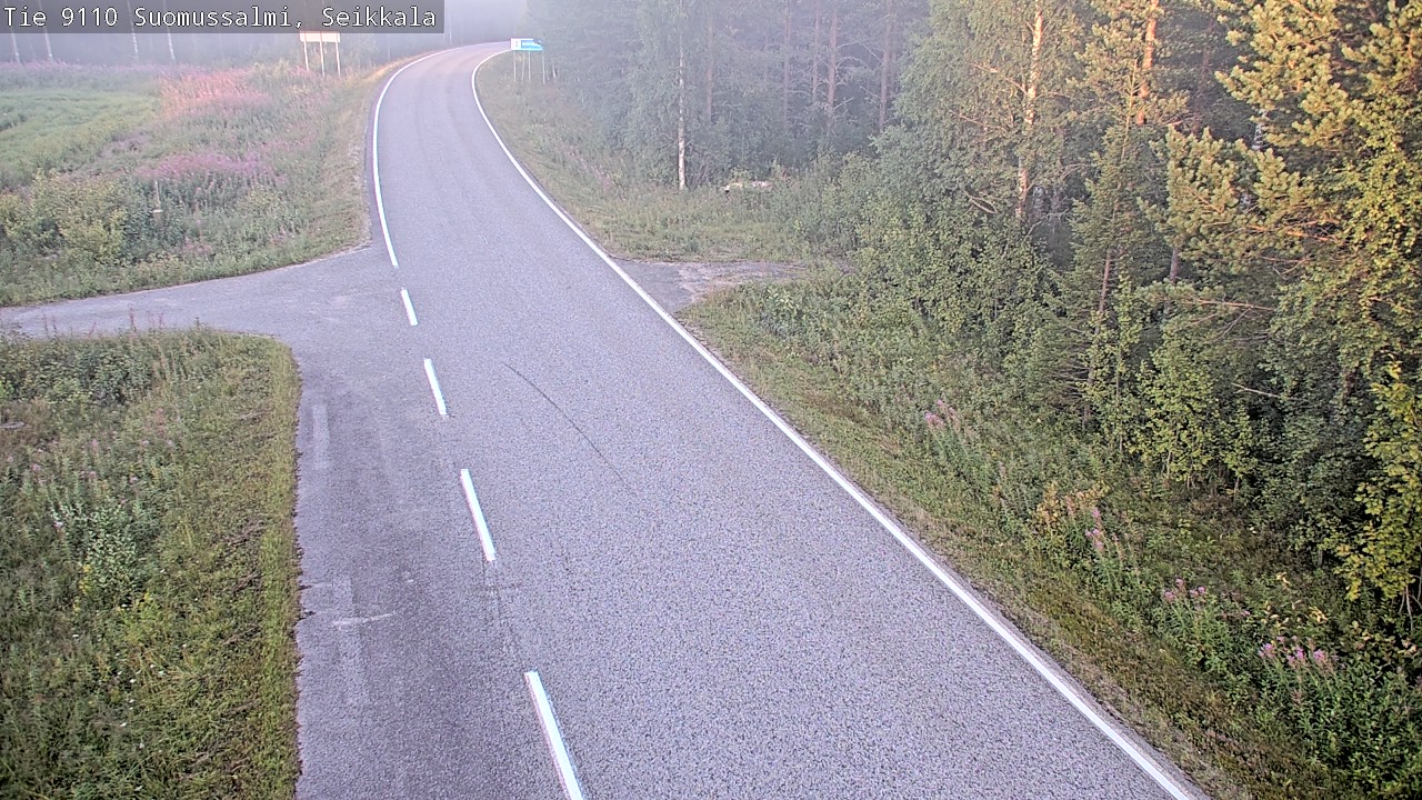 Kelikamerat Kuva Tie 9110 Suomussalmi, Seikkala, Suomussalmi, Kainuu