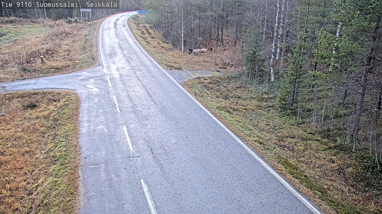 Kelikamerat Kuva Tie 9110 Suomussalmi, Seikkala, Suomussalmi, Kainuu