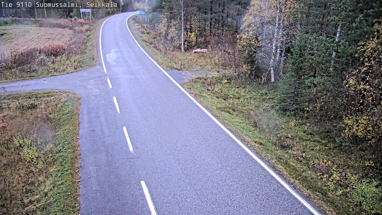 Kelikamerat Kuva Tie 9110 Suomussalmi, Seikkala, Suomussalmi, Kainuu