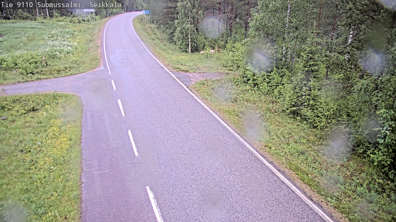 Kelikamerat Kuva Tie 9110 Suomussalmi, Seikkala, Suomussalmi, Kainuu