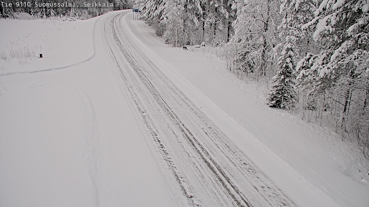 Weather Camera Image Road 9110 Suomussalmi, Seikkala, Suomussalmi, Kainuu