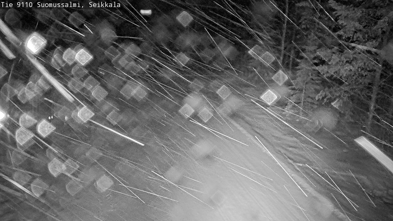 Weather Camera Image Road 9110 Suomussalmi, Seikkala, Suomussalmi, Kainuu