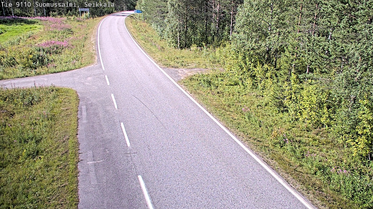 Kelikamerat Kuva Tie 9110 Suomussalmi, Seikkala, Suomussalmi, Kainuu