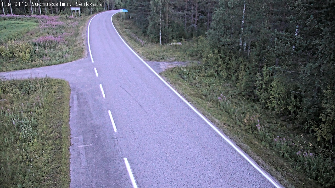Kelikamerat Kuva Tie 9110 Suomussalmi, Seikkala, Suomussalmi, Kainuu