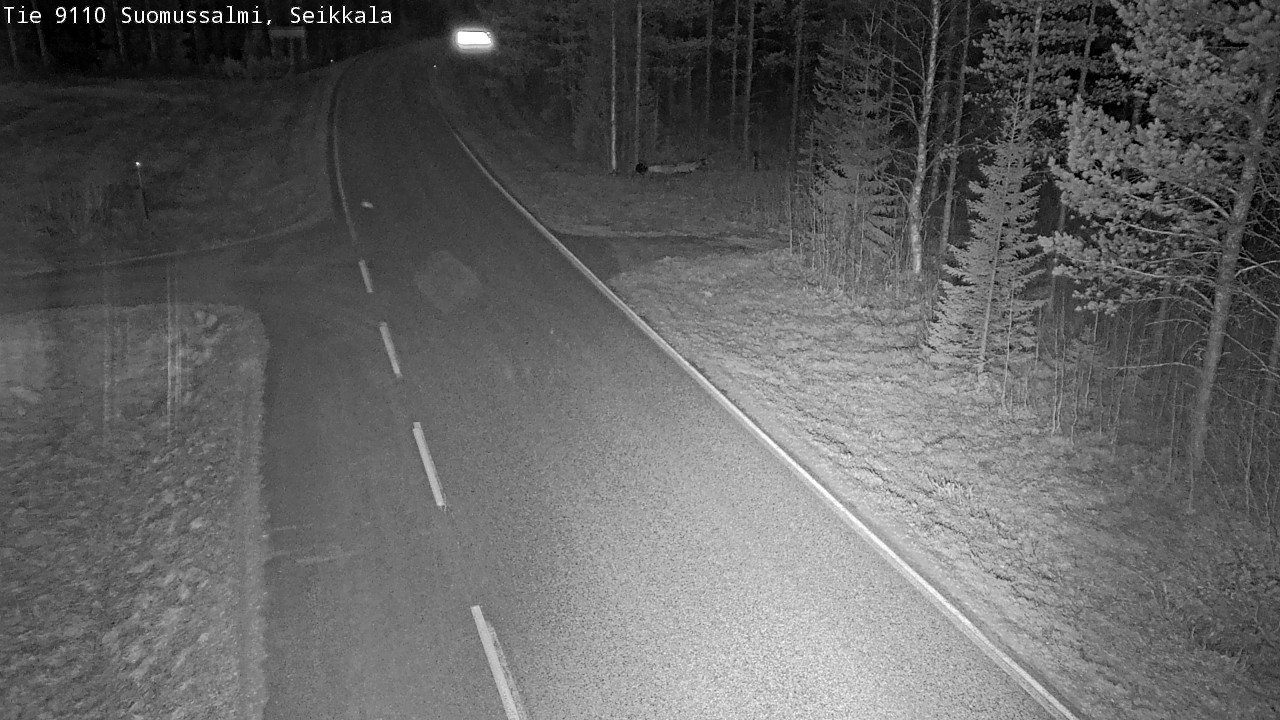 Weather Camera Image Road 9110 Suomussalmi, Seikkala, Suomussalmi, Kainuu
