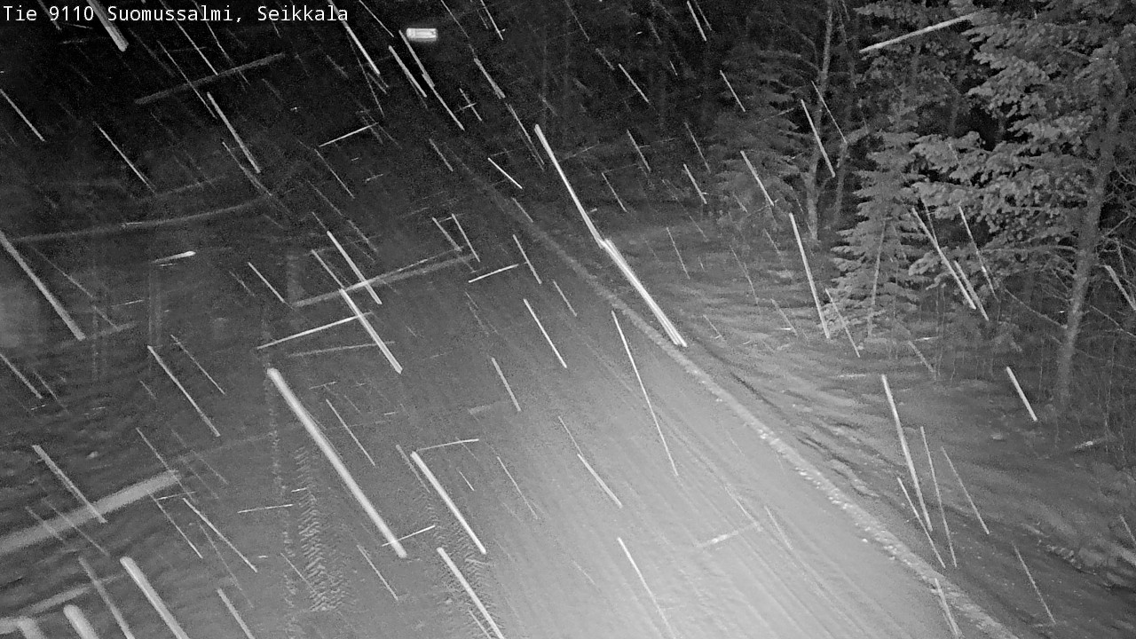 Weather Camera Image Road 9110 Suomussalmi, Seikkala, Suomussalmi, Kainuu