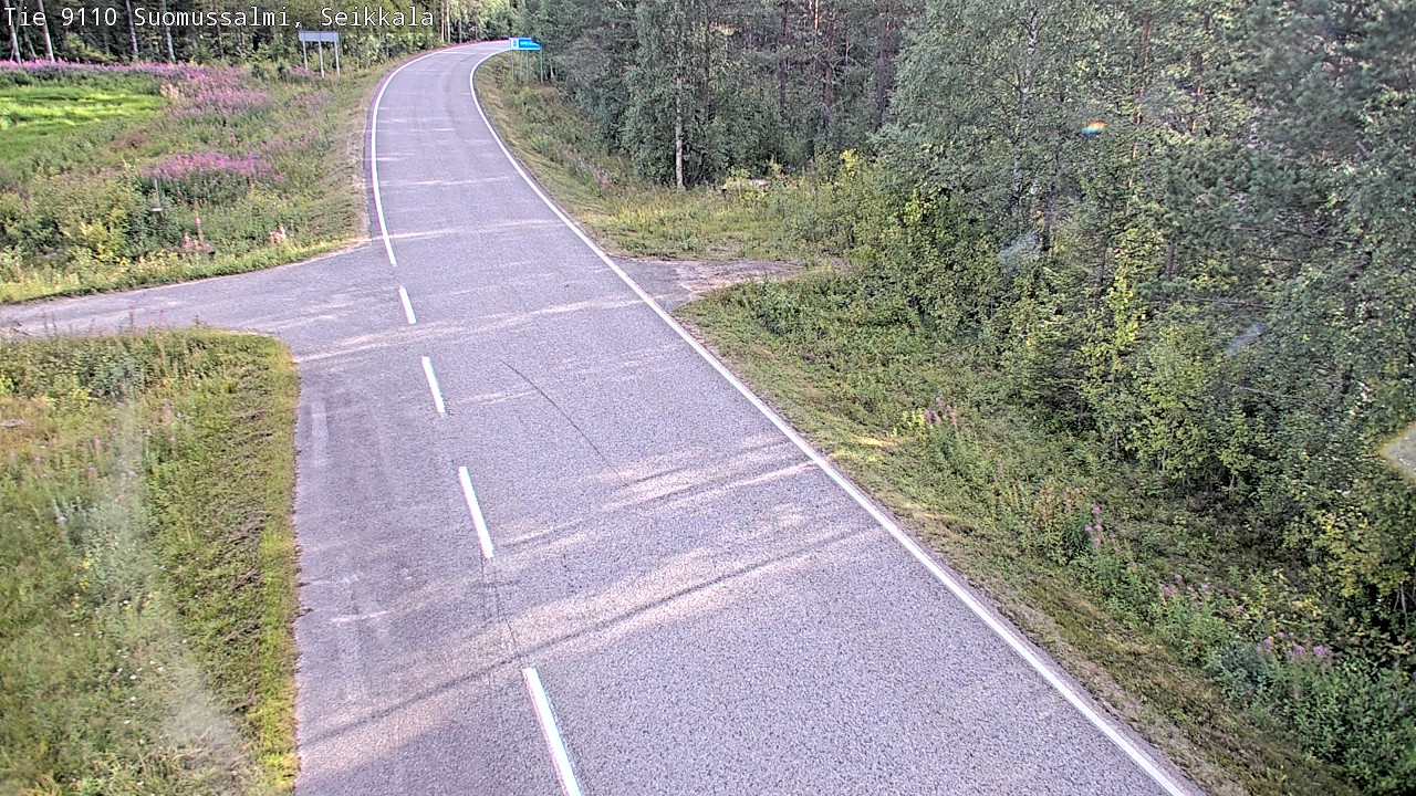 Kelikamerat Kuva Tie 9110 Suomussalmi, Seikkala, Suomussalmi, Kainuu