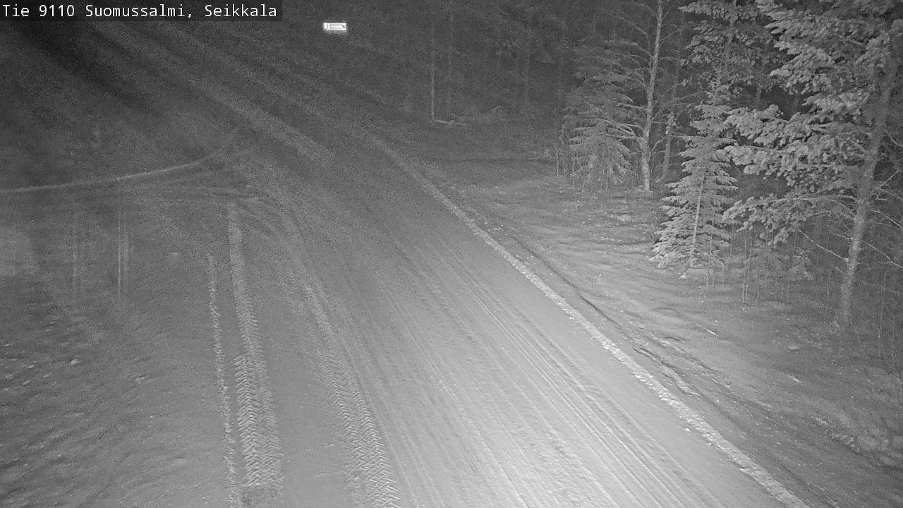 Weather Camera Image Road 9110 Suomussalmi, Seikkala, Suomussalmi, Kainuu