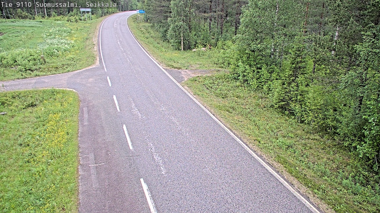 Kelikamerat Kuva Tie 9110 Suomussalmi, Seikkala, Suomussalmi, Kainuu