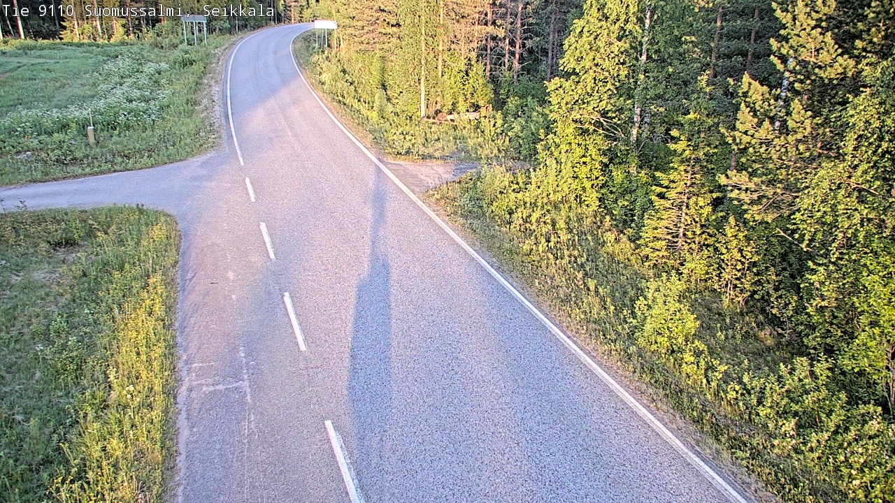 Kelikamerat Kuva Tie 9110 Suomussalmi, Seikkala, Suomussalmi, Kainuu