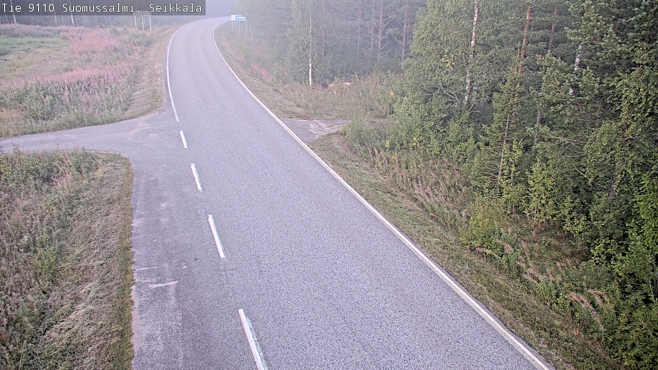 Kelikamerat Kuva Tie 9110 Suomussalmi, Seikkala, Suomussalmi, Kainuu