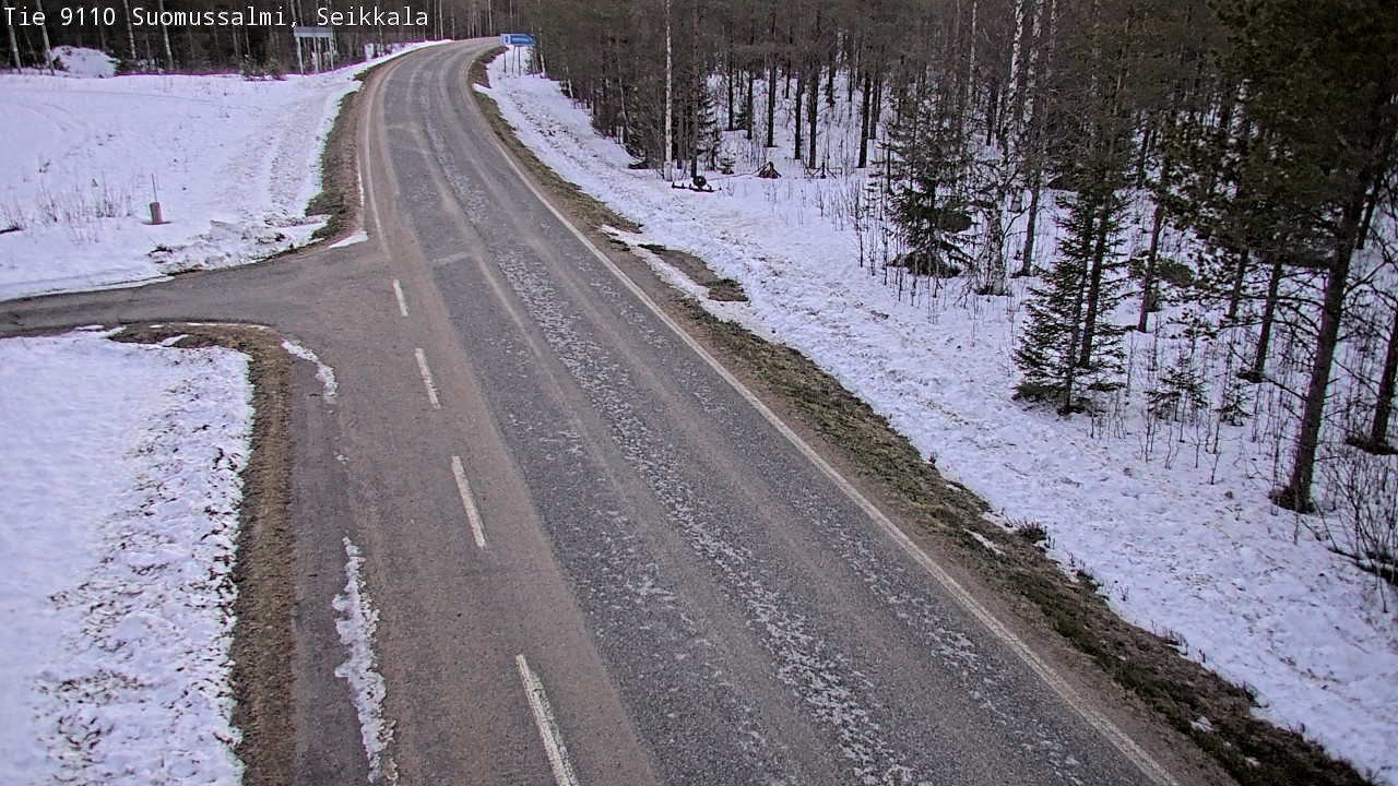 Kelikamerat Kuva Tie 9110 Suomussalmi, Seikkala, Suomussalmi, Kainuu
