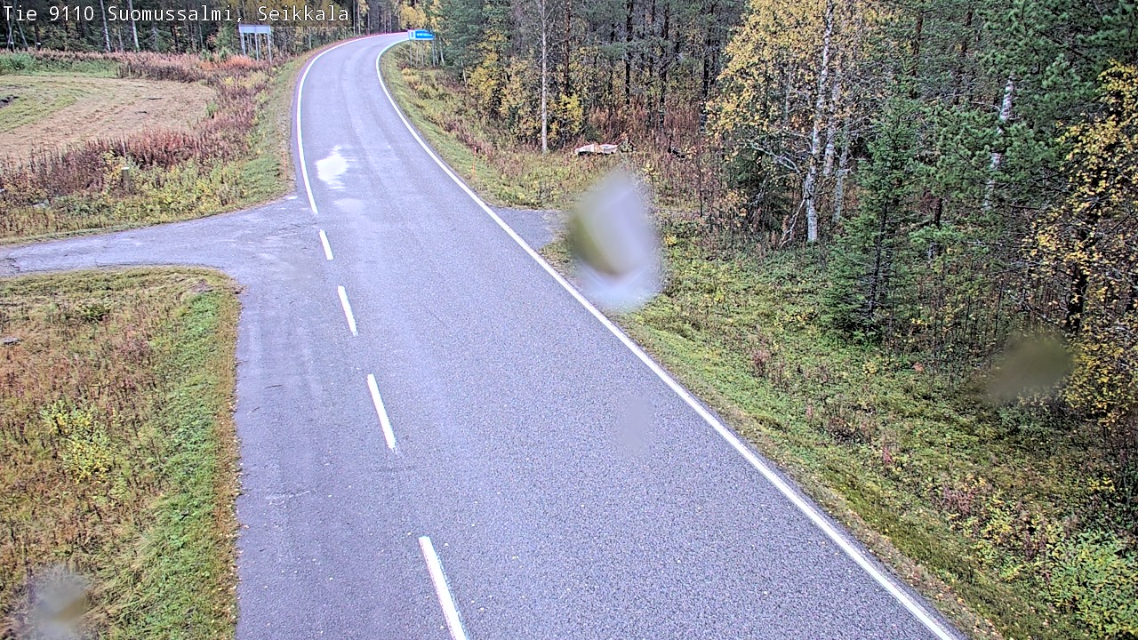 Weather Camera Image Road 9110 Suomussalmi, Seikkala, Suomussalmi, Kainuu
