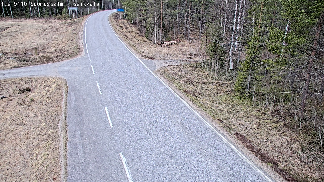 Kelikamerat Kuva Tie 9110 Suomussalmi, Seikkala, Suomussalmi, Kainuu