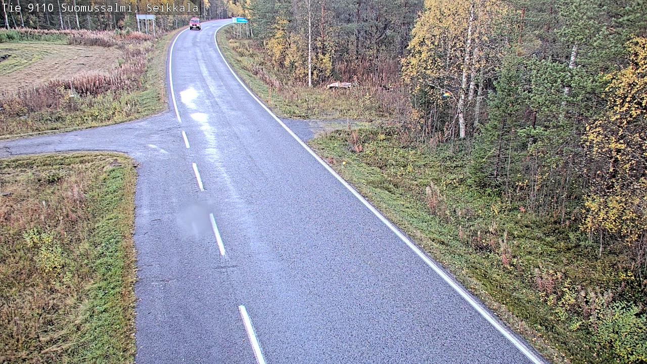 Kelikamerat Kuva Tie 9110 Suomussalmi, Seikkala, Suomussalmi, Kainuu