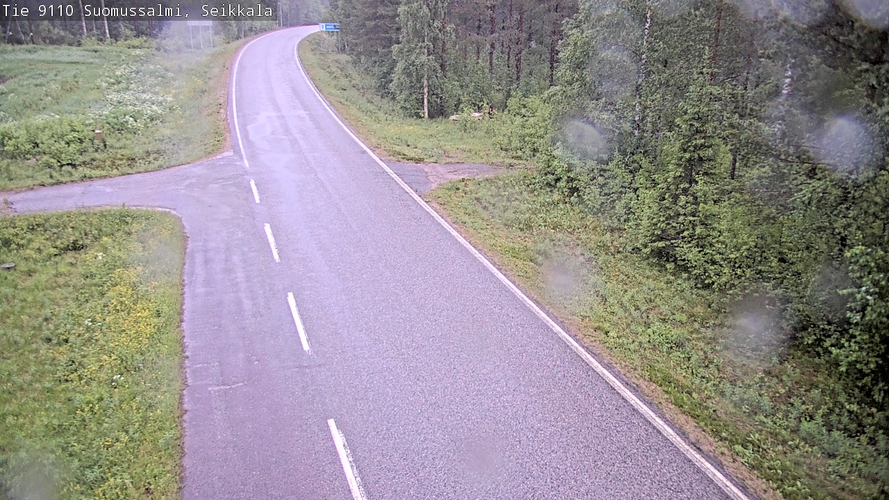 Kelikamerat Kuva Tie 9110 Suomussalmi, Seikkala, Suomussalmi, Kainuu