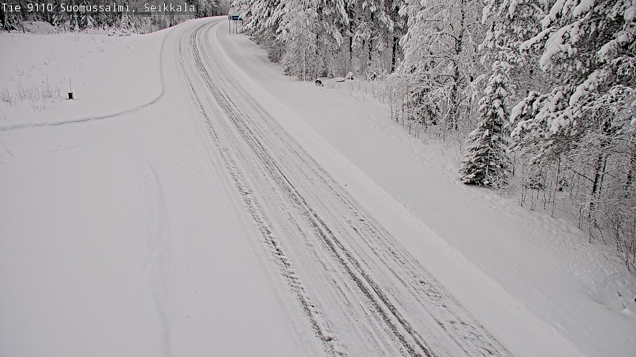 Weather Camera Image Road 9110 Suomussalmi, Seikkala, Suomussalmi, Kainuu