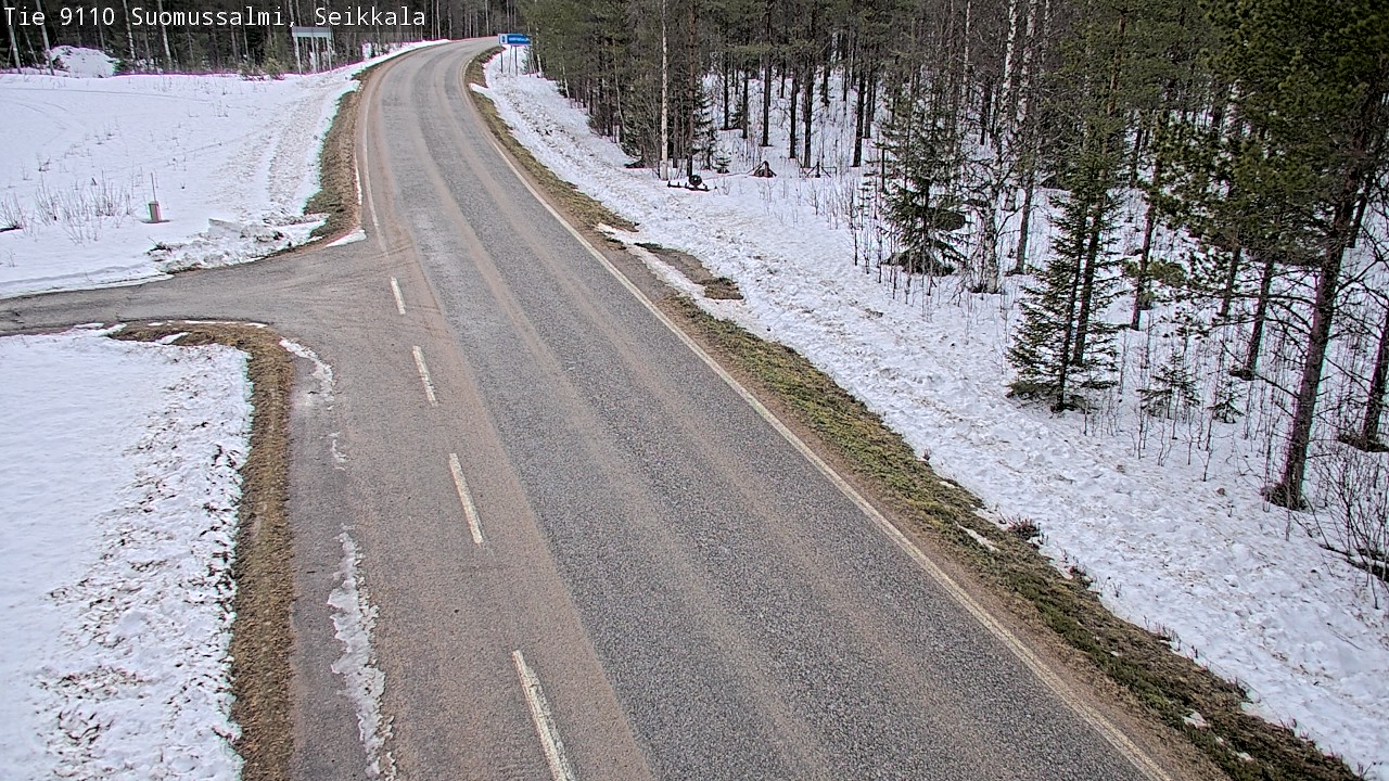 Kelikamerat Kuva Tie 9110 Suomussalmi, Seikkala, Suomussalmi, Kainuu