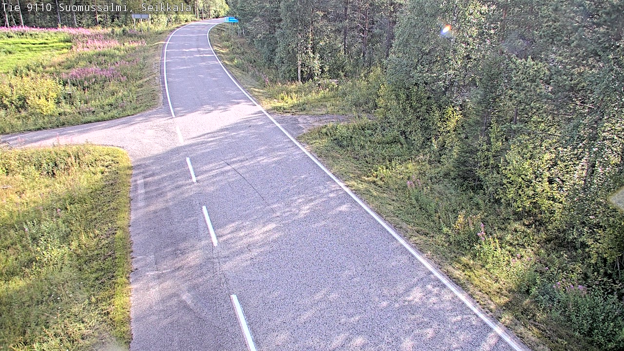 Kelikamerat Kuva Tie 9110 Suomussalmi, Seikkala, Suomussalmi, Kainuu
