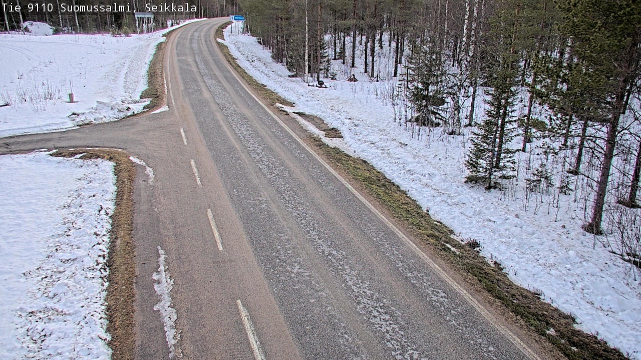 Kelikamerat Kuva Tie 9110 Suomussalmi, Seikkala, Suomussalmi, Kainuu