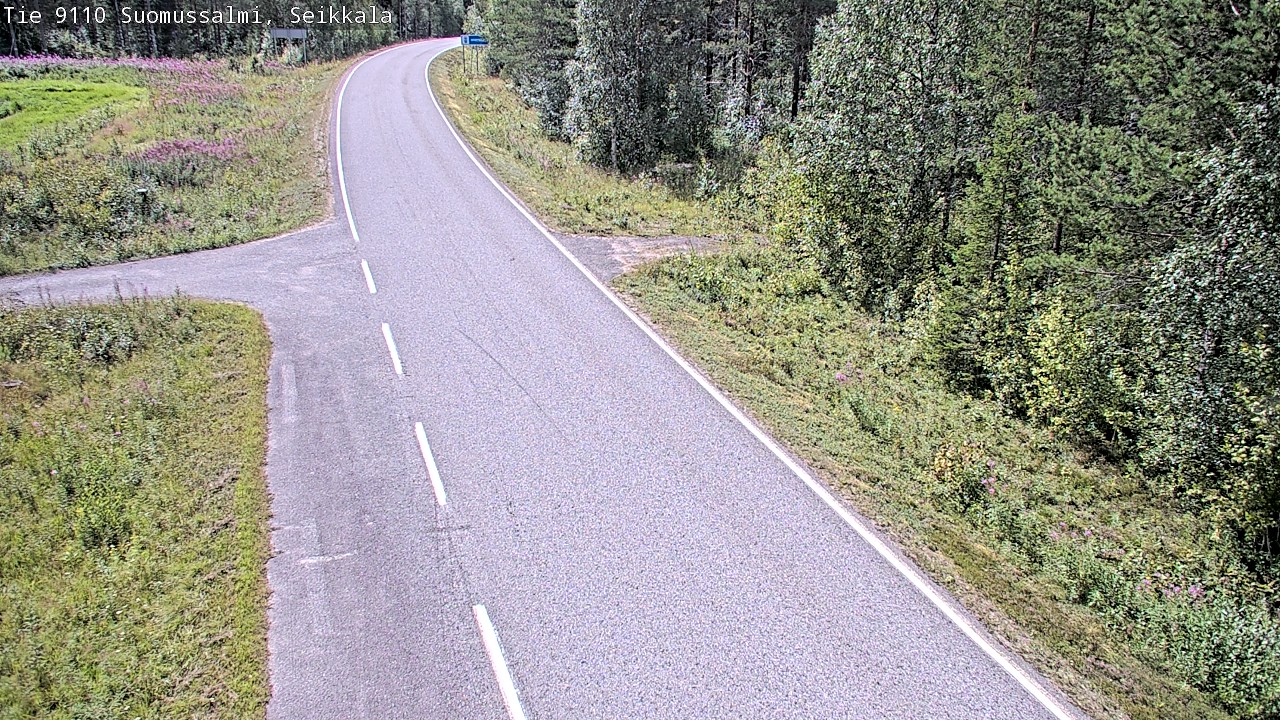 Kelikamerat Kuva Tie 9110 Suomussalmi, Seikkala, Suomussalmi, Kainuu