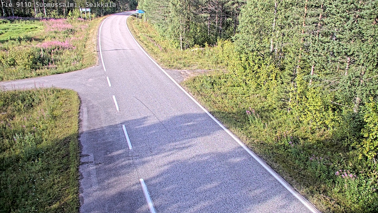 Kelikamerat Kuva Tie 9110 Suomussalmi, Seikkala, Suomussalmi, Kainuu