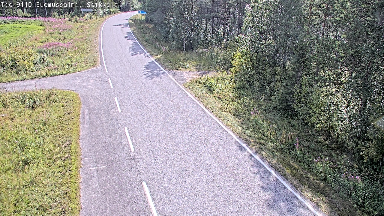 Kelikamerat Kuva Tie 9110 Suomussalmi, Seikkala, Suomussalmi, Kainuu