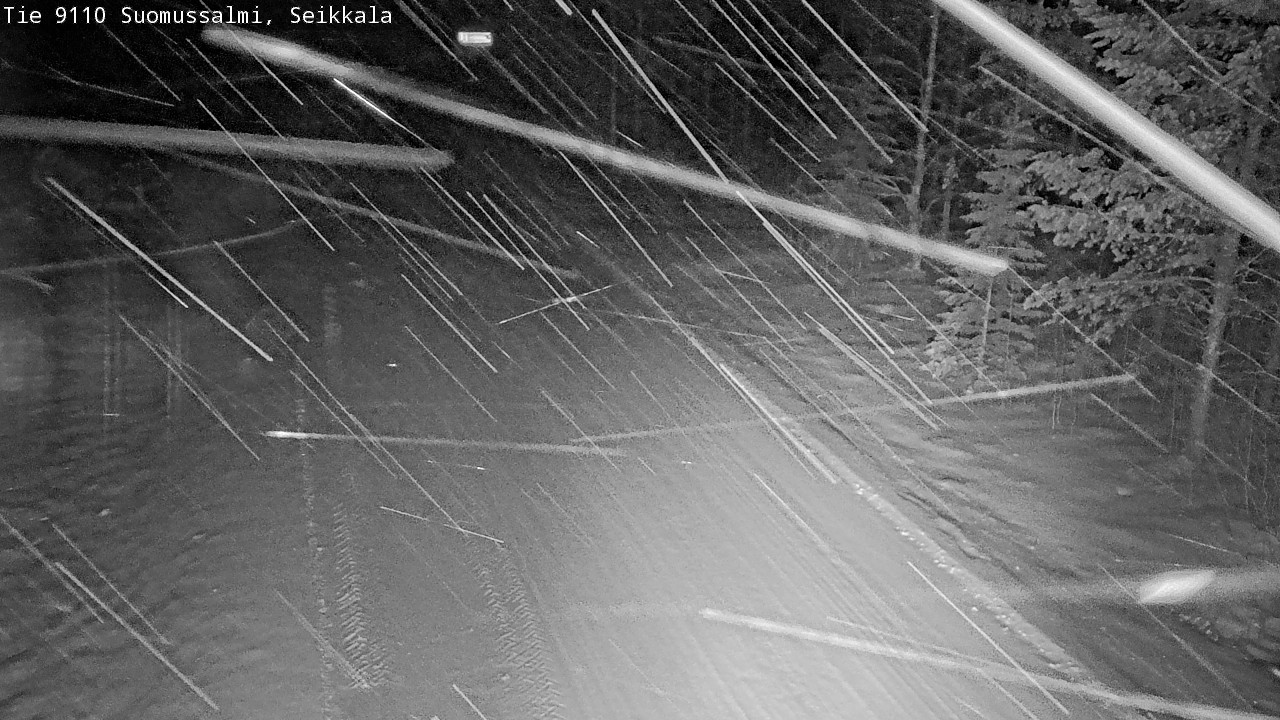Weather Camera Image Road 9110 Suomussalmi, Seikkala, Suomussalmi, Kainuu