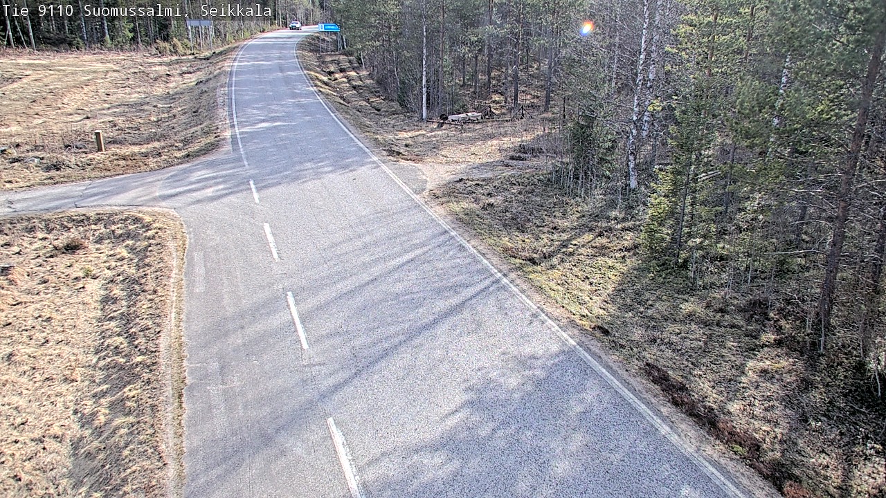 Weather Camera Image Road 9110 Suomussalmi, Seikkala, Suomussalmi, Kainuu