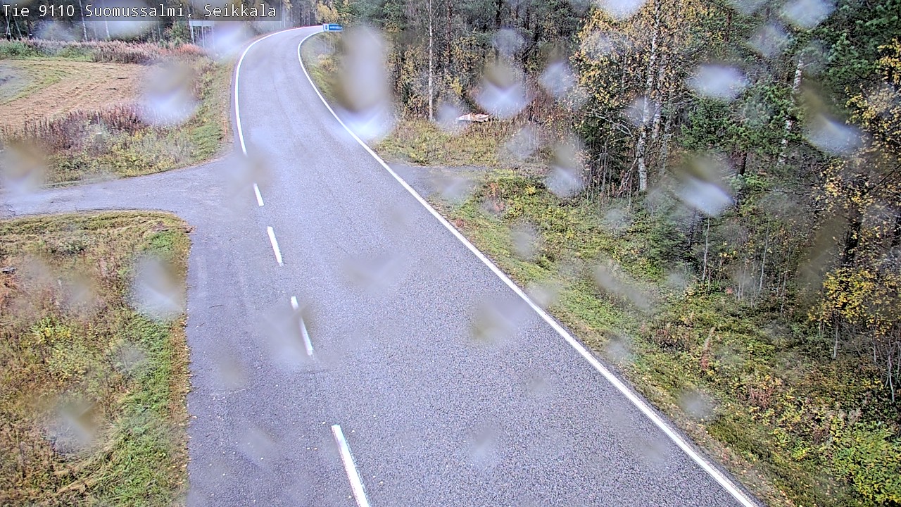 Weather Camera Image Road 9110 Suomussalmi, Seikkala, Suomussalmi, Kainuu