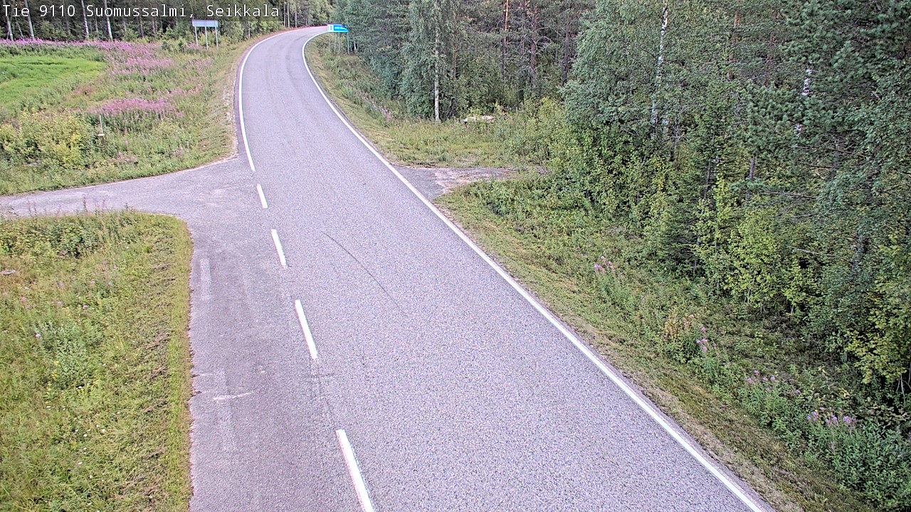 Kelikamerat Kuva Tie 9110 Suomussalmi, Seikkala, Suomussalmi, Kainuu