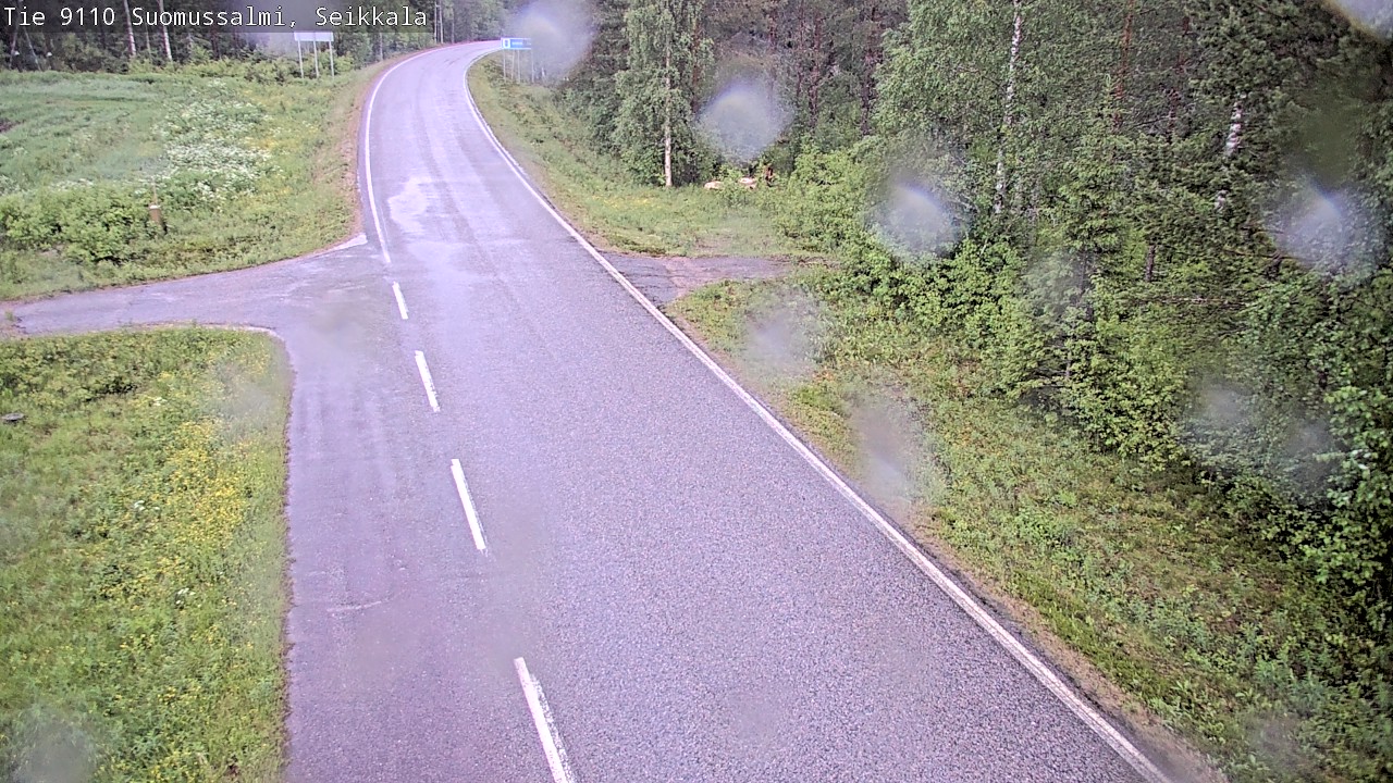 Kelikamerat Kuva Tie 9110 Suomussalmi, Seikkala, Suomussalmi, Kainuu