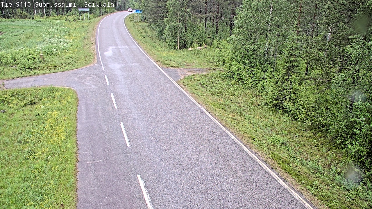 Kelikamerat Kuva Tie 9110 Suomussalmi, Seikkala, Suomussalmi, Kainuu