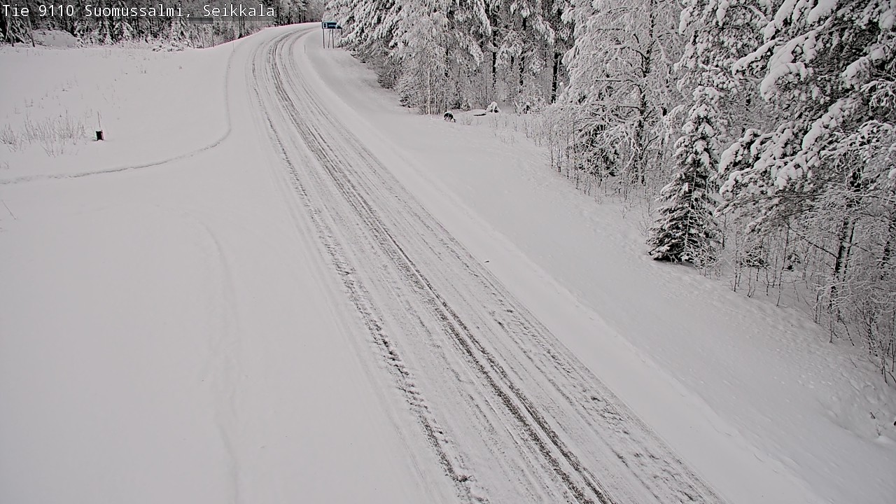 Weather Camera Image Road 9110 Suomussalmi, Seikkala, Suomussalmi, Kainuu