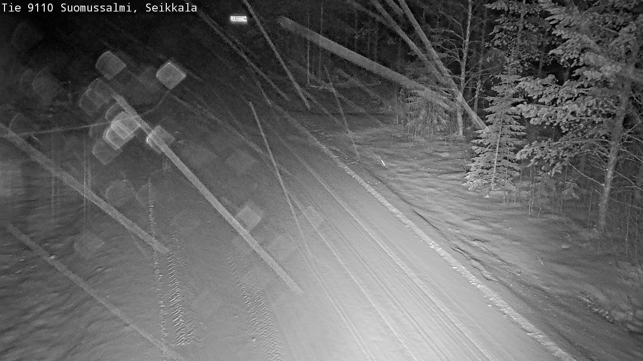 Weather Camera Image Road 9110 Suomussalmi, Seikkala, Suomussalmi, Kainuu