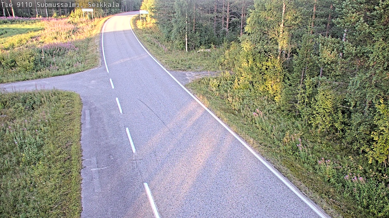 Kelikamerat Kuva Tie 9110 Suomussalmi, Seikkala, Suomussalmi, Kainuu
