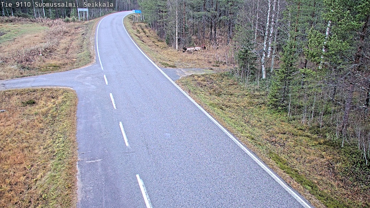 Kelikamerat Kuva Tie 9110 Suomussalmi, Seikkala, Suomussalmi, Kainuu