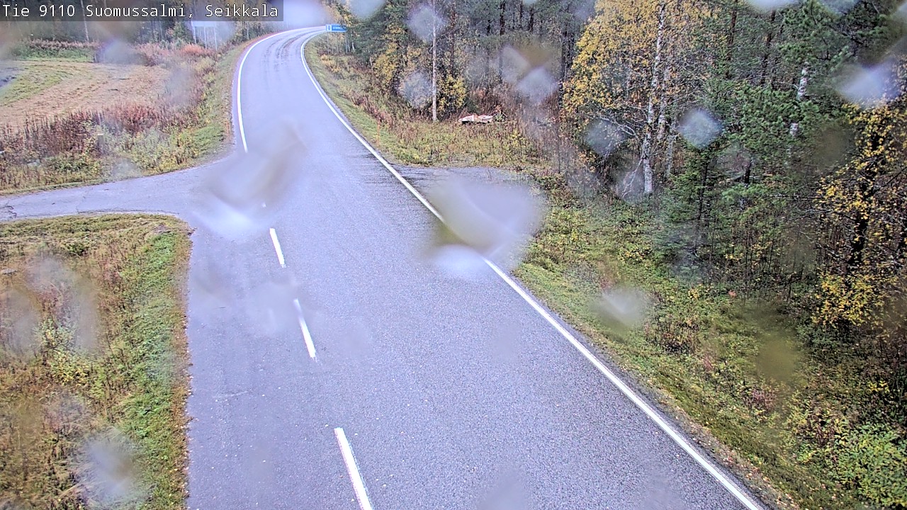 Weather Camera Image Road 9110 Suomussalmi, Seikkala, Suomussalmi, Kainuu