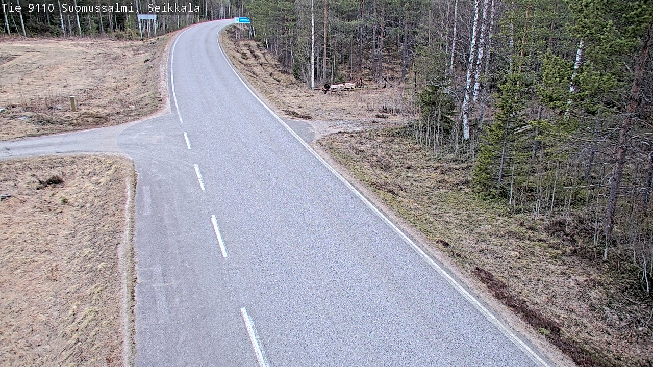 Weather Camera Image Road 9110 Suomussalmi, Seikkala, Suomussalmi, Kainuu