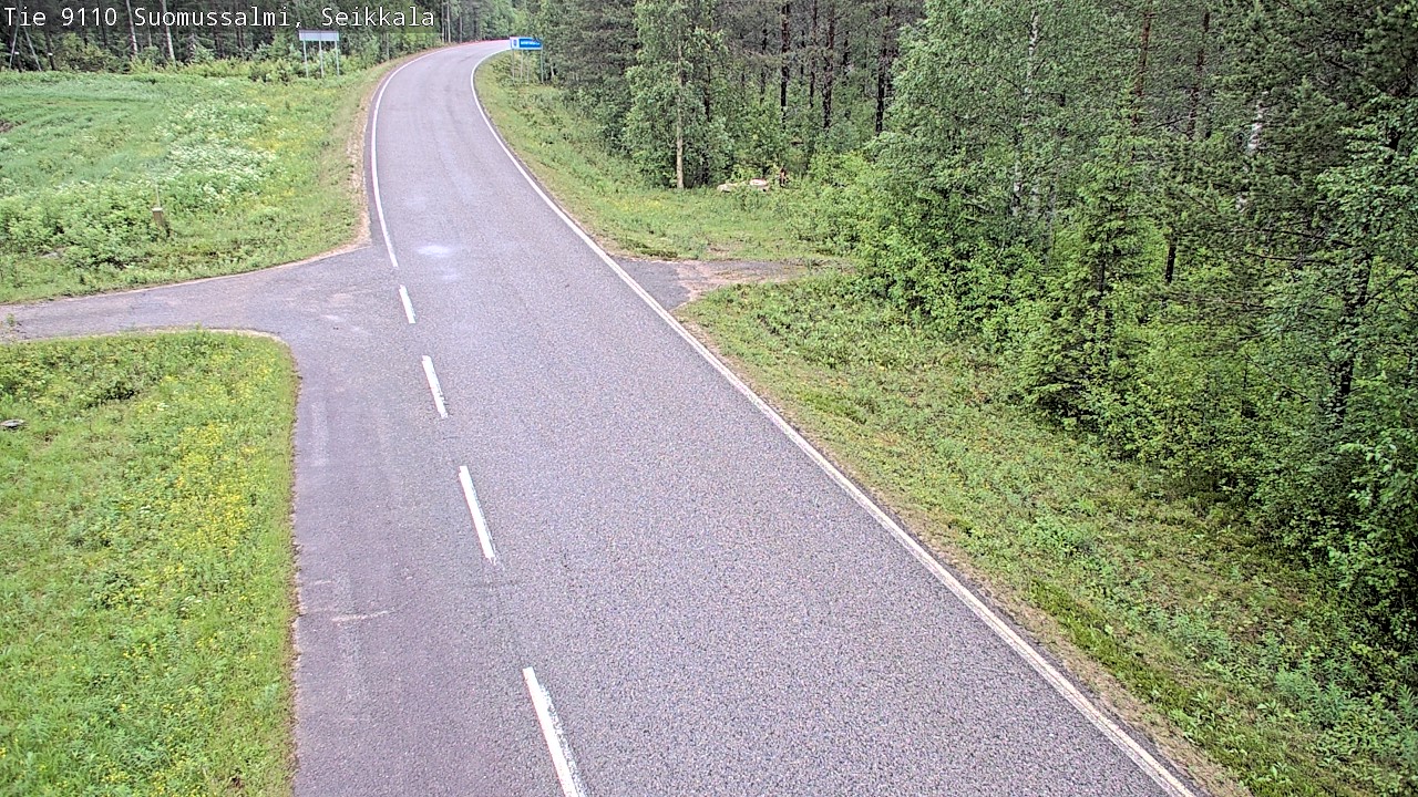 Kelikamerat Kuva Tie 9110 Suomussalmi, Seikkala, Suomussalmi, Kainuu