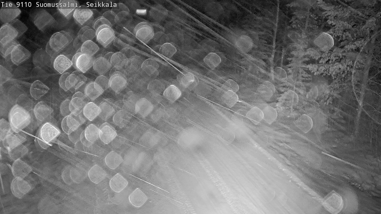 Weather Camera Image Road 9110 Suomussalmi, Seikkala, Suomussalmi, Kainuu
