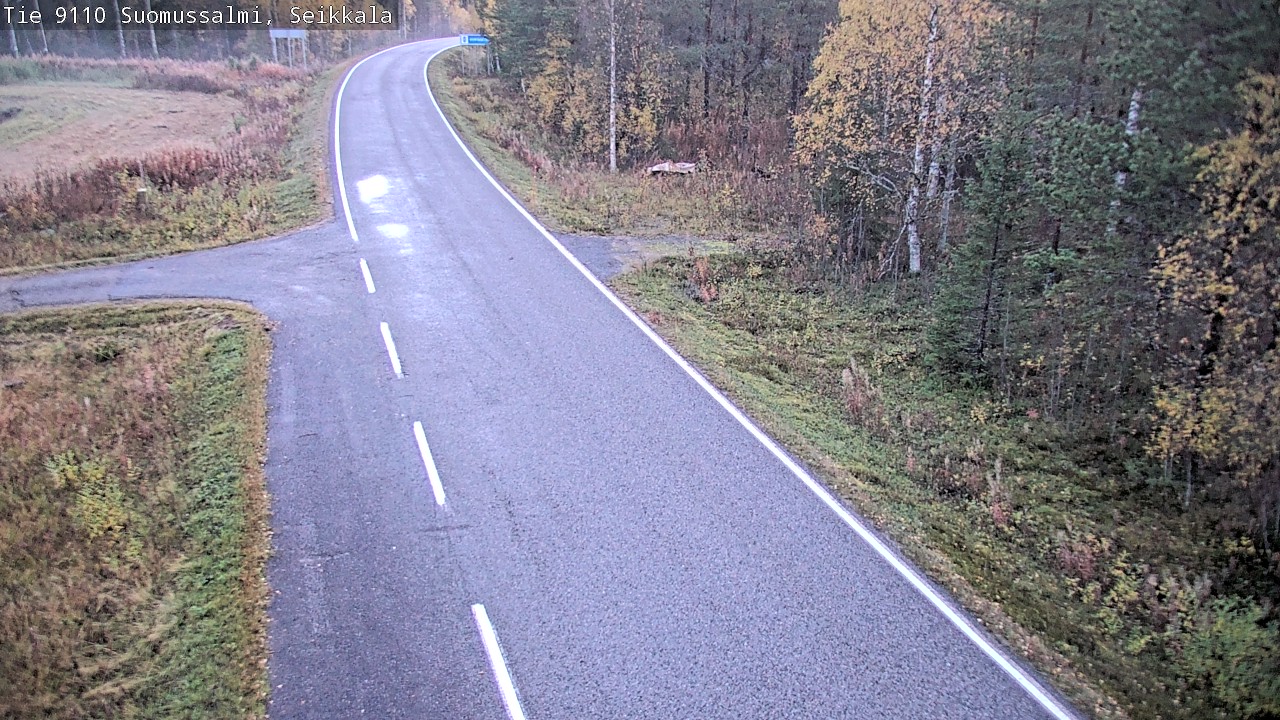 Kelikamerat Kuva Tie 9110 Suomussalmi, Seikkala, Suomussalmi, Kainuu