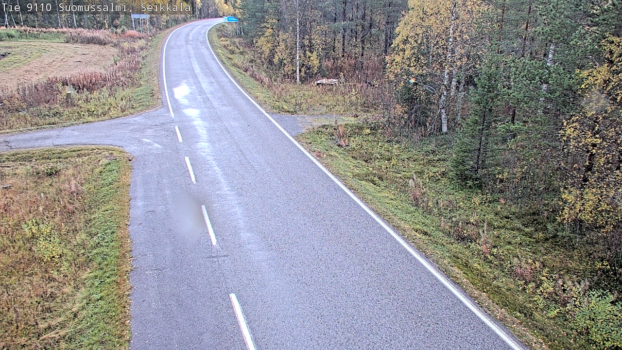 Kelikamerat Kuva Tie 9110 Suomussalmi, Seikkala, Suomussalmi, Kainuu