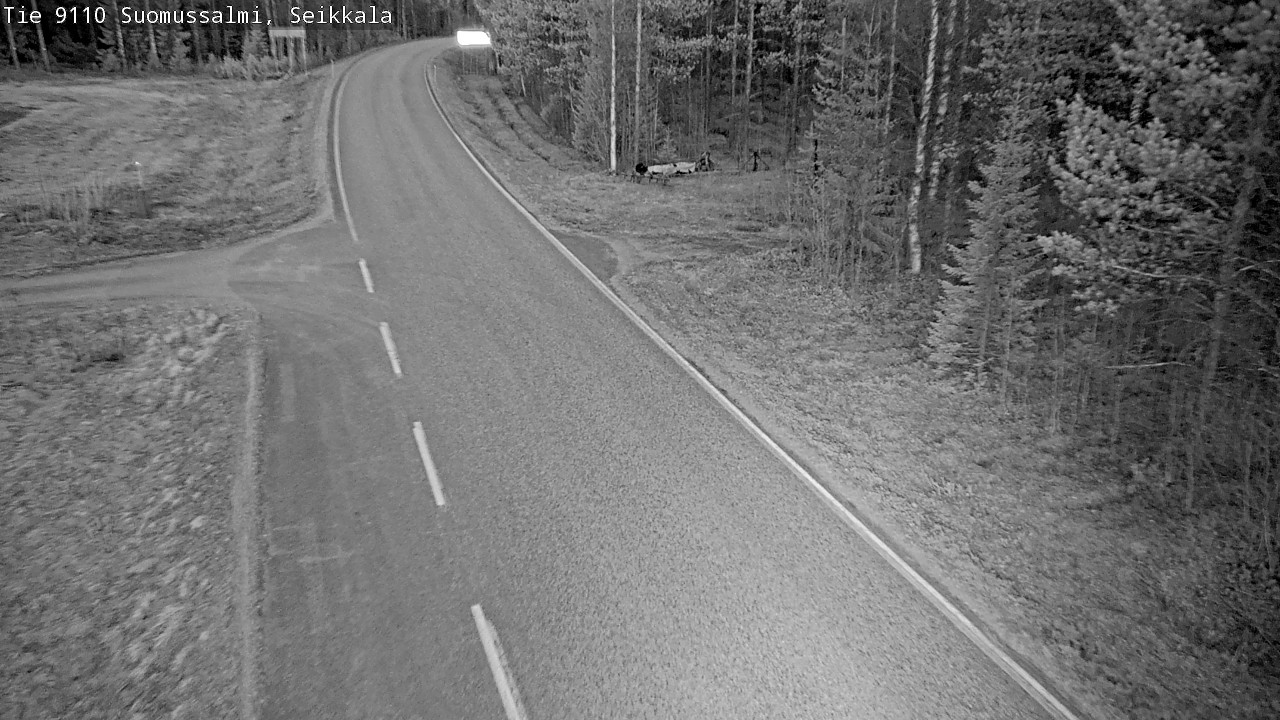 Weather Camera Image Road 9110 Suomussalmi, Seikkala, Suomussalmi, Kainuu