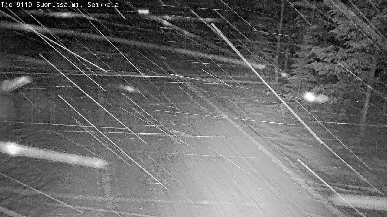 Weather Camera Image Road 9110 Suomussalmi, Seikkala, Suomussalmi, Kainuu