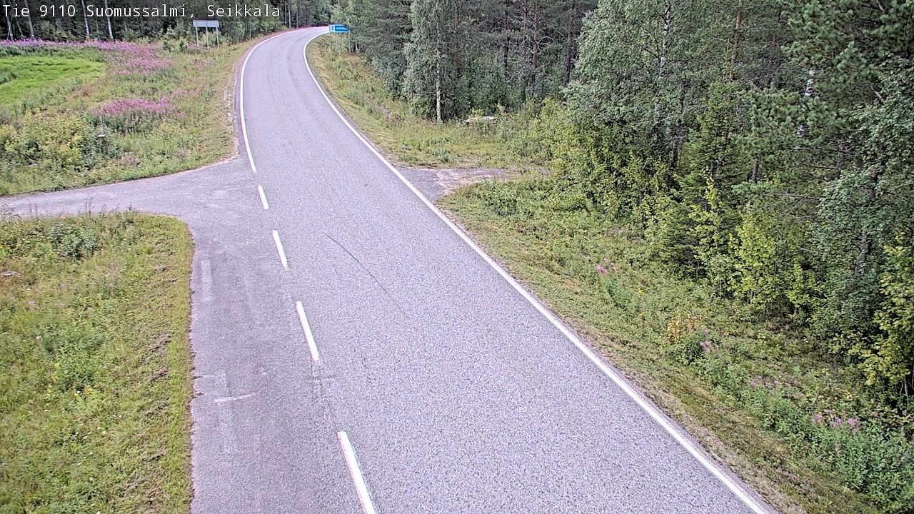 Kelikamerat Kuva Tie 9110 Suomussalmi, Seikkala, Suomussalmi, Kainuu
