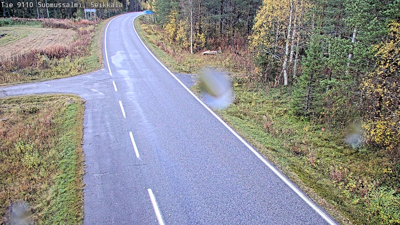 Weather Camera Image Road 9110 Suomussalmi, Seikkala, Suomussalmi, Kainuu