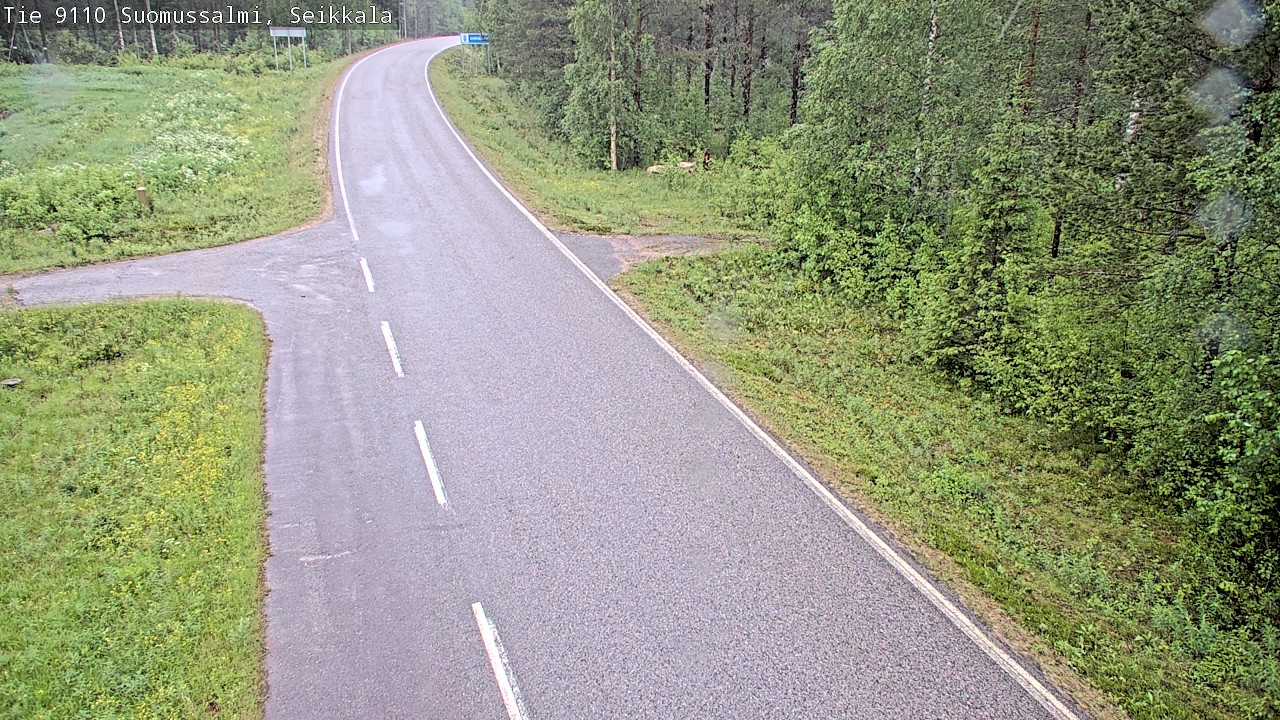 Kelikamerat Kuva Tie 9110 Suomussalmi, Seikkala, Suomussalmi, Kainuu