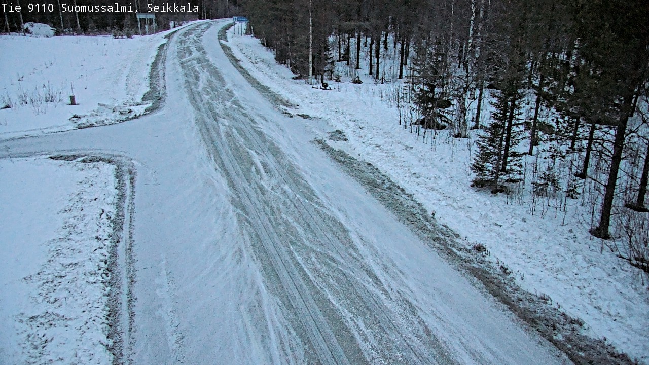 Kelikamerat Kuva Tie 9110 Suomussalmi, Seikkala, Suomussalmi, Kainuu